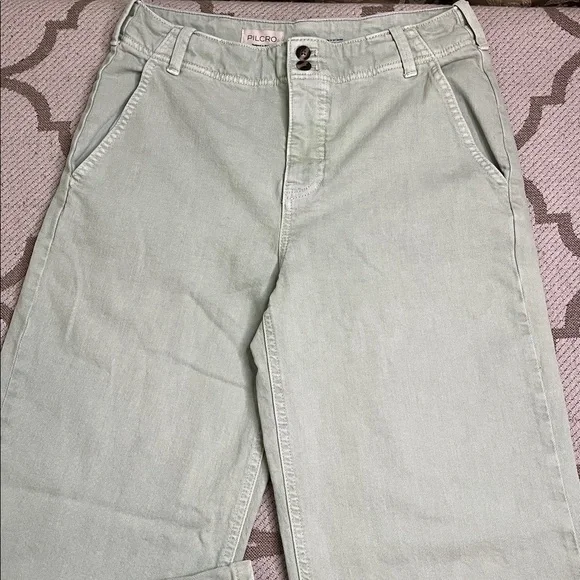 Anthropologie Pilcro Eventide High Rise Wide Leg Chino Trouser Pants, size 28 - Picture 16 of 16